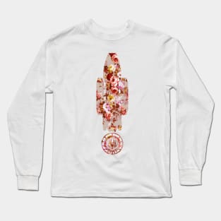 Battlestar Galactica [Floral Pattern] Long Sleeve T-Shirt